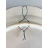 PIATTO da PARETE CERAMICA Delfts BOSH F.es Keramis LA LOUVIERE BELGIO ø 34,5 cm