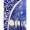 PIATTO da PARETE CERAMICA Delfts BOSH F.es Keramis LA LOUVIERE BELGIO ø 34,5 cm
