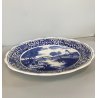 PIATTO da PARETE CERAMICA Delfts BOSH F.es Keramis LA LOUVIERE BELGIO ø 34,5 cm