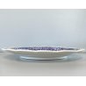 PIATTO da PARETE CERAMICA Delfts BOSH F.es Keramis LA LOUVIERE BELGIO ø 34,5 cm