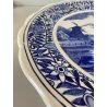 PIATTO da PARETE CERAMICA Delfts BOSH F.es Keramis LA LOUVIERE BELGIO ø 34,5cm