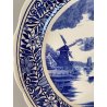 PIATTO da PARETE CERAMICA Delfts BOSH F.es Keramis LA LOUVIERE BELGIO ø 34,5cm