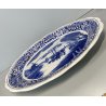 PIATTO da PARETE CERAMICA Delfts BOSH F.es Keramis LA LOUVIERE BELGIO ø 34,5cm