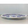 PIATTO da PARETE CERAMICA Delfts BOSH F.es Keramis LA LOUVIERE BELGIO ø 34,5cm