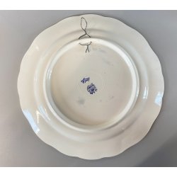 PIATTO da PARETE CERAMICA Delfts BOSH F.es Keramis LA LOUVIERE BELGIO ø 34,5cm