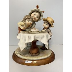 STATUINA G. Armani "Sons Birthday" FLORENCE 1982 VINTAGE ART SCULPTURE 21 cm/h