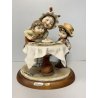 STATUINA G. Armani "Sons Birthday" FLORENCE 1982 VINTAGE ART SCULPTURE 21 cm/h