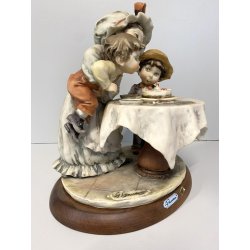 STATUINA G. Armani "Sons Birthday" FLORENCE 1982 VINTAGE ART SCULPTURE 21 cm/h