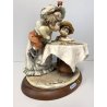 STATUINA G. Armani "Sons Birthday" FLORENCE 1982 VINTAGE ART SCULPTURE 21 cm/h