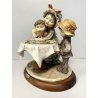 STATUINA G. Armani "Sons Birthday" FLORENCE 1982 VINTAGE ART SCULPTURE 21 cm/h