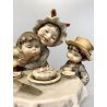 STATUINA G. Armani "Sons Birthday" FLORENCE 1982 VINTAGE ART SCULPTURE 21 cm/h
