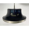 LAMPADARIO SOSPENSIONE DESIGN Sergio Mazza Tau VETRO ACCIAIO CROMATO ANNI 60