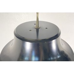 LAMPADARIO SOSPENSIONE DESIGN Sergio Mazza Tau VETRO ACCIAIO CROMATO ANNI 60