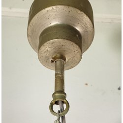 LAMPADARIO SOSPENSIONE DESIGN Sergio Mazza Tau VETRO ACCIAIO CROMATO ANNI 60