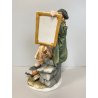 SCULTURA "L' abbozzo" Tiche by TOSCA PORCELLANA Biscuit CAPODIMONTE 26cm/h '900