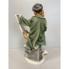 SCULTURA "L' abbozzo" Tiche by TOSCA PORCELLANA Biscuit CAPODIMONTE 26cm/h '900