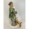 SCULTURA "L' abbozzo" Tiche by TOSCA PORCELLANA Biscuit CAPODIMONTE 26cm/h '900