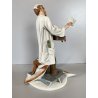 SCULTURA Mr. FORTUNA Tiche by TOSCA PORCELLANA Biscuit CAPODIMONTE 26,5cm/h '900