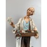 SCULTURA Mr. FORTUNA Tiche by TOSCA PORCELLANA Biscuit CAPODIMONTE 26,5cm/h '900