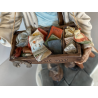 SCULTURA Mr. FORTUNA Tiche by TOSCA PORCELLANA Biscuit CAPODIMONTE 26,5cm/h '900