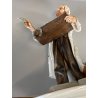SCULTURA Mr. FORTUNA Tiche by TOSCA PORCELLANA Biscuit CAPODIMONTE 26,5cm/h '900