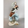 SCULTURA BALLERINA GITANA Tiche TOSCA PORCELLANA Biscuit CAPODIMONTE 29 cm/h