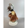 SCULTURA BALLERINA GITANA Tiche TOSCA PORCELLANA Biscuit CAPODIMONTE 29 cm/h
