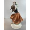 SCULTURA BALLERINA GITANA Tiche TOSCA PORCELLANA Biscuit CAPODIMONTE 29 cm/h