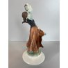 SCULTURA BALLERINA GITANA Tiche TOSCA PORCELLANA Biscuit CAPODIMONTE 29 cm/h
