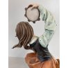 SCULTURA BALLERINA GITANA Tiche TOSCA PORCELLANA Biscuit CAPODIMONTE 29 cm/h