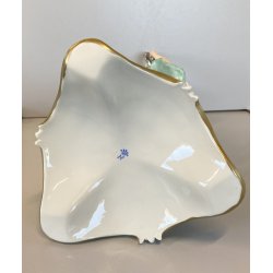 SCULTURA PORCELLANA CAPODIMONTE FIGURA CLASSICA MUSA LIRA ARPA Tosca 29 cm/h