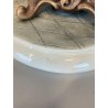 SCULTURA PORCELLANA Biscuit CAPODIMONTE  152 ANZIANO NONNO Tiche TOSCA 21,5 cm/h