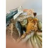 SCULTURA PORCELLANA CAPODIMONTE SCENA GALANTE SETTECENTESCA Tosca 31,5 cm/h