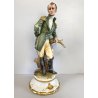 SCULTURA PORCELLANA Biscuit CAPODIMONTE Napoleone Bonaparte   109 Tosca H35,5 cm