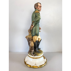 SCULTURA PORCELLANA Biscuit CAPODIMONTE Napoleone Bonaparte   109 Tosca H35,5 cm