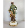 SCULTURA PORCELLANA Biscuit CAPODIMONTE Napoleone Bonaparte   109 Tosca H35,5 cm