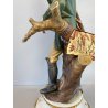 SCULTURA PORCELLANA Biscuit CAPODIMONTE Napoleone Bonaparte   109 Tosca H35,5 cm