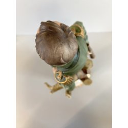 SCULTURA PORCELLANA Biscuit CAPODIMONTE Napoleone Bonaparte   109 Tosca H35,5 cm