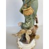 SCULTURA PORCELLANA Biscuit CAPODIMONTE Napoleone Bonaparte   109 Tosca H35,5 cm
