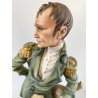 SCULTURA PORCELLANA Biscuit CAPODIMONTE Napoleone Bonaparte   109 Tosca H35,5 cm