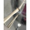 LAMPADA TAVOLO DESIGN MODERNO BASE METALLO CROMATO SFERA VETRO OPALINO H36cm '70