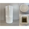 VASO CERAMICA Gabbianelli BIANCO LUCIDO DESIGN Roberto Airoli POP ART '70