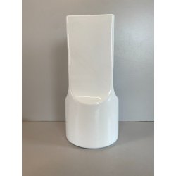 VASO CERAMICA Gabbianelli BIANCO LUCIDO DESIGN Roberto Airoli POP ART '70