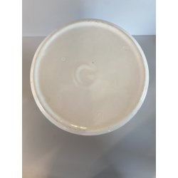 VASO CERAMICA Gabbianelli BIANCO LUCIDO DESIGN Roberto Airoli POP ART '70