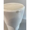 VASO CERAMICA Gabbianelli BIANCO LUCIDO DESIGN Roberto Airoli POP ART '70