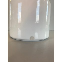 VASO CERAMICA Gabbianelli BIANCO LUCIDO DESIGN Roberto Airoli POP ART '70