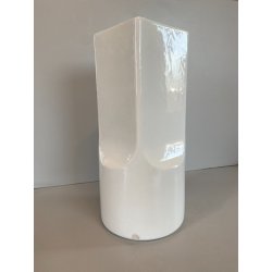 VASO CERAMICA Gabbianelli BIANCO LUCIDO DESIGN Roberto Airoli POP ART '70