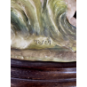 GRUPPO SCULTOREO PORCELLANA CAPODIMONTE Tosca "Accampamento Gitano" H33cm