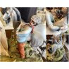 GRUPPO SCULTOREO PORCELLANA CAPODIMONTE Tosca "Accampamento Gitano" H33cm