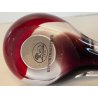 SCULTURA Hutschenreuther GERMANY STATUINA VETRO SOMMERSO UCCELLINO ROSSO OISEAU